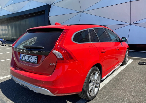 Volvo V60 cena 33900 przebieg: 290000, rok produkcji 2012 z Warszawa małe 137